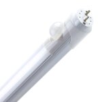 Tube led t8 g13 aluminium 150cm connexion lat�rale 24w 100lm / w avec d�tecteur de mouvement pir