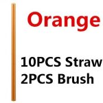 Tube tubulaire en verre ecologique fait a la main, pipette droite, tube de ronflement, 10 pices - type ...