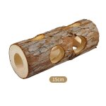 Tunnel en bois pour petits animaux de compagnie, jouet a mâcher, tube d'exercice, overd'inde, lapin, ... Tunnel en bois pour petits animaux de compagnie, jouet a mâcher, tube d'exercice, overd'inde, lapin, ...