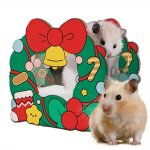 Tunnel de cachette de hamster portable, maison de furet confortable, fournitures pour animaux de compagnie ...