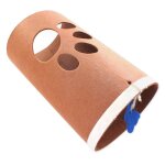 Tunnel episs� de trous en forme de patte pour chat, pliable pour chaton paly formation puzzle interactif ...