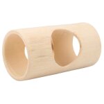 Tunnel pour hamster, 3 trous, tente en bambou, petit center d'activit� animale, abri en bois pour lapins ...