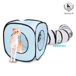 Tunnel roulant pour chat, dragon rpm, tente pour chat, artefact auto - e rsistant aux rayures, canal, ...