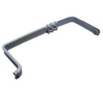 Tuyau alimentation des bras de lavage avec joints (726 1) lave vaisselle whirlpool adp6638br