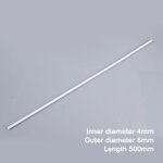 Tuyau d'alimentation en pvc blanc de haute qualit�, 50cm o. d 6mm a 14mm, tuyau d'irrigation pour aquarium ...