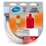 Tuyau gaz butane - propane 2, 00m (validité 10 ans) pour table de cuisson brandt Tuyau gaz butane - propane 2, 00m (validité 10 ans) pour table de cuisson brandt