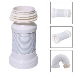 Tuyau de vidange flexible, tuyau durable, bol de toilette, accessoires d'égout, déplacement universel ... Tuyau de vidange flexible, tuyau durable, bol de toilette, accessoires d'égout, déplacement universel ...