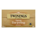 Twinings darjeeling th� noir premium sachets 25 x 2g - saveur authentique et ar�me raffin� 50g