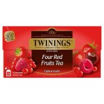 Twinings th� noir aux fruits rouges 25 sachets 50g - infusion aromatique, saveur intense, th� de qualit� ...