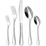 Tzf - u2013 frankfurt - ensemble de couverts de table de 30 pices, en acier inoxydable, finition miroir. ...