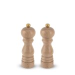 Paris u'select duo de moulins a poivre et a sel manuels en bois, u'select, naturel, 18cm - 7in