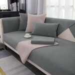 Uaa - housse de canap en chenille - antidrapante - pour chien et chat - 1 / 2 / 3 / 4 places - pour ...