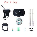 Ue plug - pour 1 chien - collier de clture electronique sans fil pour chiens, 2022 m, etanche, choc ...