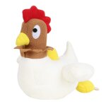 �uf de poule en forme de poule pour animaux domestiques, bol d'alimentation lente, distributeur de nourriture, ...