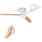 Ufesa ventilateur de plafond katmandu avec lumière, 3 pales réversibles 132cm, 40w, 6 vitesses, ultra ... Ufesa ventilateur de plafond katmandu avec lumière, 3 pales réversibles 132cm, 40w, 6 vitesses, ultra ...