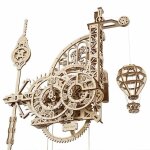 Ugears 3d en bois m�canique puzzle horloge murale aero