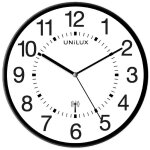 Unilux horloge radio - pilot�e maxi wave 38 cm noir