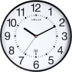 Unilux horloge radio - pilot�e wave 30 cm noir