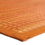 United - tapis en jonc de mer tapis naturel 70 x 110 cm orange