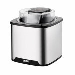 Unold 48855 sorbeti�re traditionnelle 1, 5 l 12 w noir et acier inoxydable