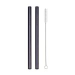 Upors - paille extra large réutilisable en acier inoxydable 304, accessoire en métal pour boisson, avec ... Upors - paille extra large réutilisable en acier inoxydable 304, accessoire en métal pour boisson, avec ...
