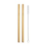 Upors - paille extra large réutilisable en acier inoxydable 304, accessoire en métal pour boisson, avec ... Upors - paille extra large réutilisable en acier inoxydable 304, accessoire en métal pour boisson, avec ...