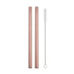 Upors - paille extra large réutilisable en acier inoxydable 304, accessoire en métal pour boisson, avec ... Upors - paille extra large réutilisable en acier inoxydable 304, accessoire en métal pour boisson, avec ...