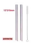 Upors - paille extra large réutilisable en acier inoxydable 304, accessoire en métal pour boisson, avec ... Upors - paille extra large réutilisable en acier inoxydable 304, accessoire en métal pour boisson, avec ...