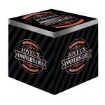 Urne carton anniversaire barber party 20cm noir