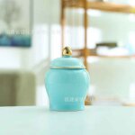 Urne en cramique pour animaux de compagnie, petit modle, bote a cendres de chat, mini cercueil d'animaux, ...