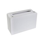 Urne tirelire valise blanche 24x16cm