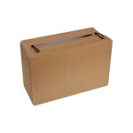 Urne tirelire valise kraft 24x16cm