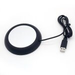 Usb grain de bois chauffer boisson mug mat garder boisson chaud sous - verre