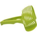 Ustensile de coupe fruits et l�gumes ¿ eplucheur et trancheur vert multifonctionnel