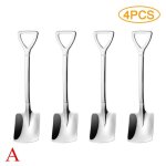 Ustensiles de table cuillre a long manche outils de cuisine cuillre a glace cuillre rtro pelle en ...