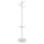V - part porte - manteau sur pied avec 8 patres porcelain blanc 178 cm