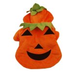 V�tements d'halloween pour chat, veste d'hiver pour animal de compagnie, motif citrouille dr�le, costume ...