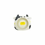 Vache - filles'alimentation en fibre de bambou pour b�b�, plats pour enfants, animaux de dessin anim�, ...