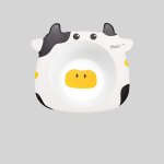 Vaches - vaisselle en fibre de bambou pour enfants, bol de dessin anim mignon en forme de bb, vaisselle ...
