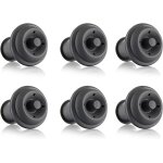 Vacu vin 6 pices bouchons pour pompe vide gris