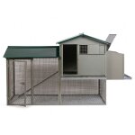 Vadigran poulailler galvanis� colombus vert 180 x 70 x 110 cm pour poules