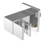 Valaz support de pommeau de douche carr� chrom�