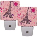 Valentine paris tour eiffel veilleuses plug - in decoratif avec capteur automatique intelligent led veilleuse ...