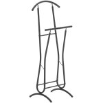 Valet de chambre avec cintre en m�tal noir