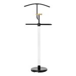 Valet de nuit bois mtal (46 x 28 x 105 cm)
