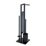 Valet wc design rivalta - h. 70 cm - noir