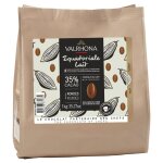 Valrhona equatoriale lait 35% chocolat au lait gourmand 1 kg p�tisserie dessert cacao premium