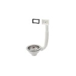 Valve evier Ø115mm avec d�versoir et grille - generique - blanc