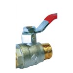 Vanne a sph�re v490 Ø 20 / 27 m�le - m�le poign�e plate