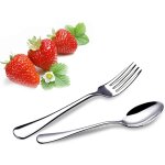 Vanra 4 pices enfants set de couverts en acier inoxydable 18 / 10 enfant lot de table lot de argent ...